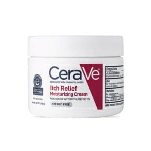 CeraVe Itch Relief Cream. Mona Dermatology Cincinnati.