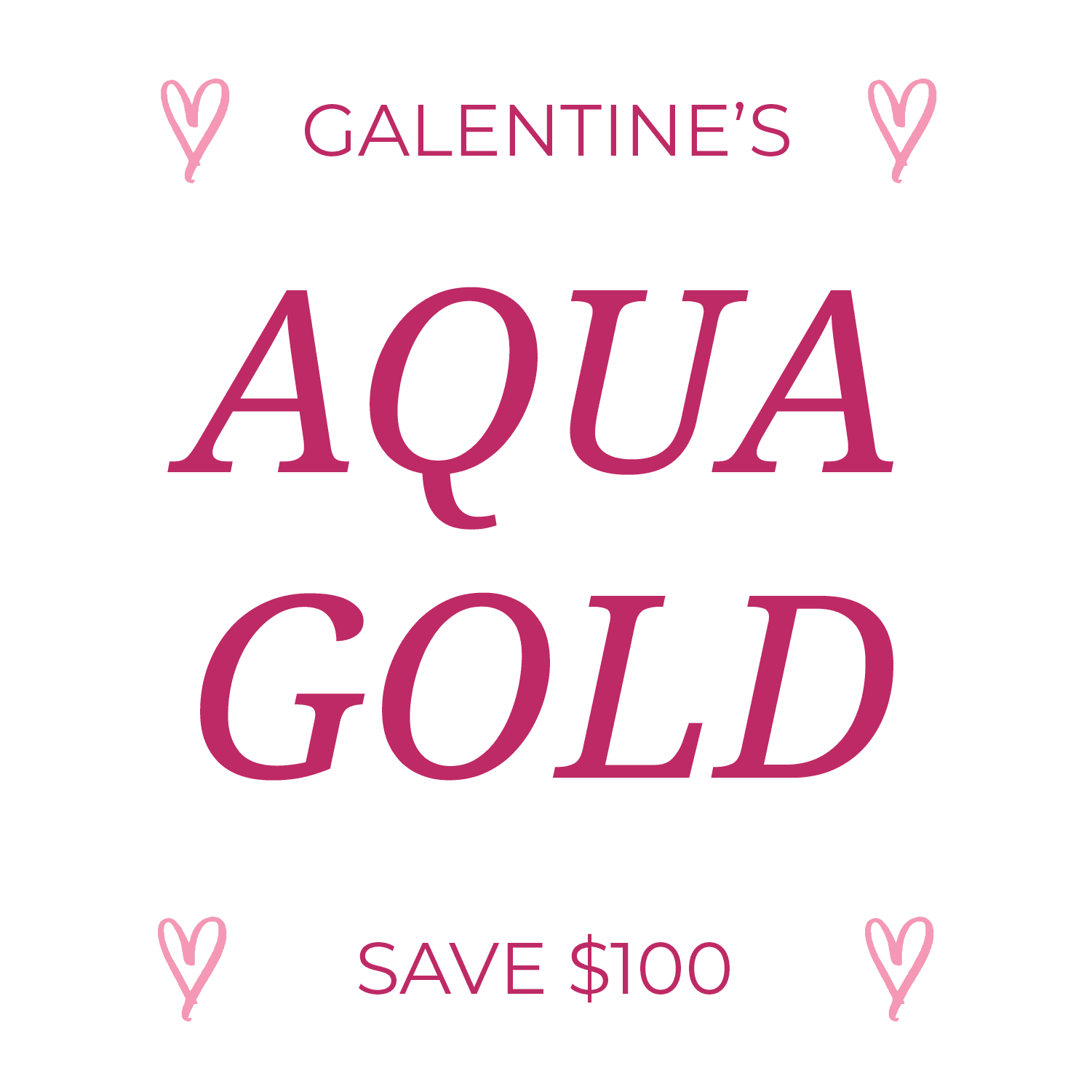 AquaGold Sale